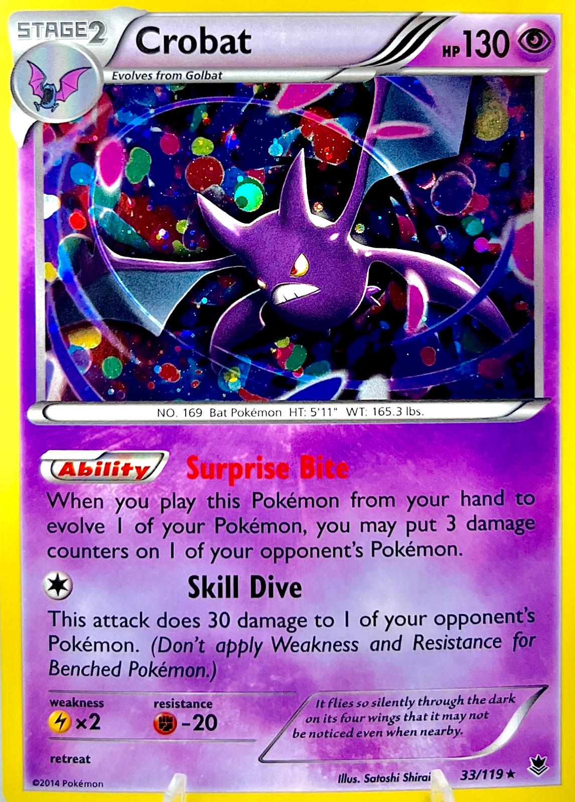 Phantom Forces Crobat [Cosmos-Holo] Pokémon card